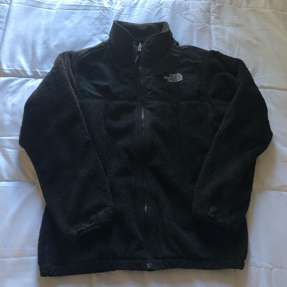 Black fuzzy north face
